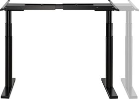 Výškově nastavitelný stůl AlzaErgo Table ET1 Ionic black - 5