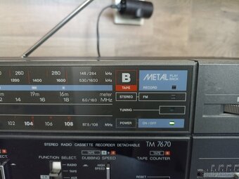 Sběratelský retro magnetofon Thomson Research TM 7670 – rádi - 5