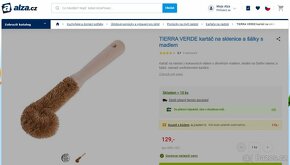 Nové kartáče na nádobí, 2 kusy, eko bio produkty - SLEVA - 5