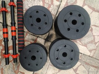 Činkový set činky 2x15 kg - 5