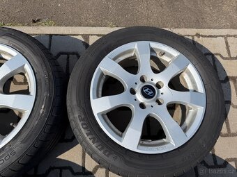 4x al kola 5x114.3 16 + pneu letní 205/55 R16 - 5