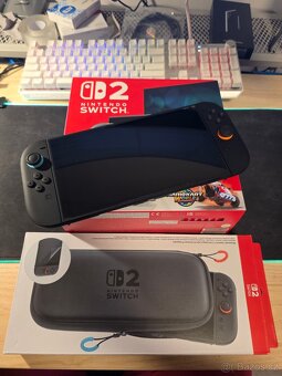Nintendo switch 2 Mario kart world + hry + příslušenství - 5