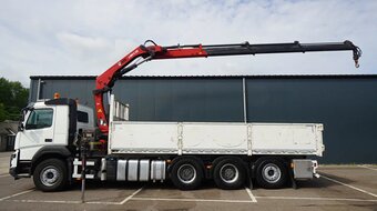Volvo FMX 460 8x4 Tridem - valník s hydraulickou rukou - 5