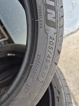 4x letní pneumatiky Michelin 205/45/17 - 5