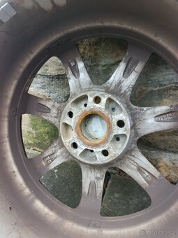 Sada litých kol 5x112 6.5Jx16 ET50 zimní pneu - 5