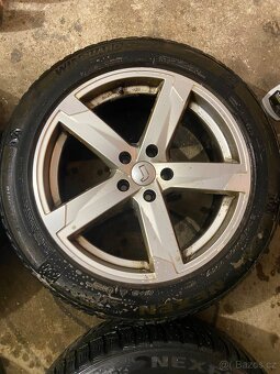 Alu kola Rondell 5x112, R18, zimní pneu - 5