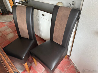 Jídelní židle Vintage vysoká moderní - 2 kusy - 5