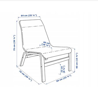 Křeslo IKEA NOLMYRA - 5