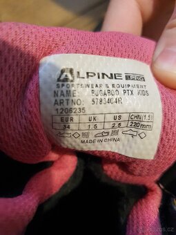 Dívčí zimní boty, zn. AlpinePro, vel. 34 - 5