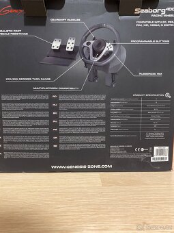 Herní volant genesis seaborg 400 - 5