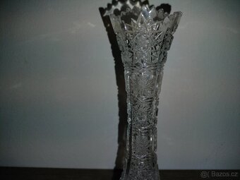 Broušená vázička 21 cm - 5