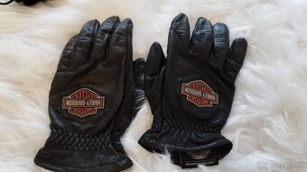 Harley Davidson dámské kožené rukavice vel.S - 5