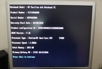 Notebook - HP Pavilion dv6 - 5