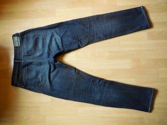 pánské Tommy Hilfiger tm.modré rifle rovné,zip 34/31 L p.88 - 5