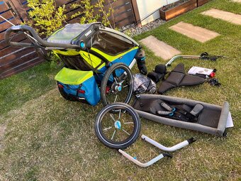 Thule Chariot Sport 1 s prisl. jogger, tyč kolo, miminkovnik - 5