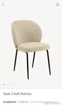 Nové designové židle šedé - 5