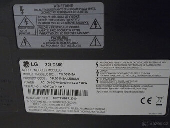 LG televize 32LD350 úhlopříčka 80 cm s ovladačem - 5