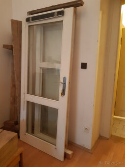 Dřevěná okna s rámem (dvojsklo) + terasové dveře - 5