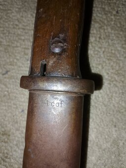 Bajonet K98 – COF 44 – originál WW2 – Solingen - 5