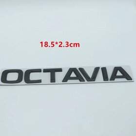 Škoda Nápis Černý/Stříbrný - 5