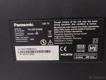 Prodám Televizi zn.Panasonic 32inch.Smart. - 5