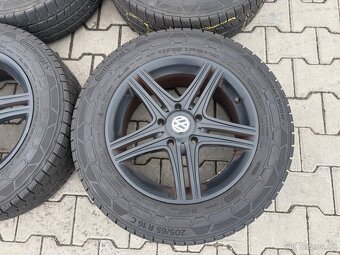 4x al kola 5x120 orig. VW + pneu zimní 215/60 R17C - 5