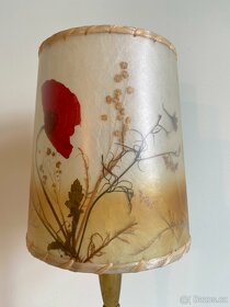 Vintážní celomosazná stolní lampa z Nemecka - 5