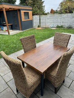 🪑Jídelní stůl a jídelní židle 4 ks abak🍽️ - 5