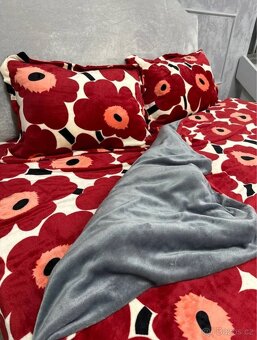 Plyšové povlečení s prostěradlem - 5