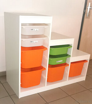 Úložná sestava Trofast Ikea, bezvadný stav. - 5