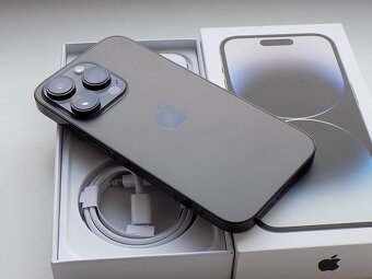 APPLE iPhone 14 Pro 256GB Space Black - ZÁRUKA - TOP STAV - 5