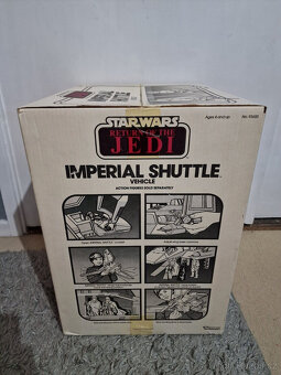 Vintage Star Wars Imperial Shuttle zabalený (s nepoužitým ob - 5