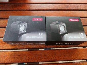 Ulanzi L2 RGB a BI color LED světlo,poziční,makro,nové, 4ks - 5