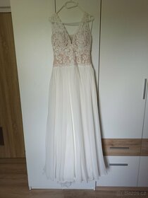 Boho svatební šaty, velikost 36 - 5