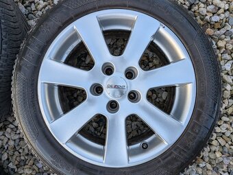 ALU disky Borbet 7Jx16 ET40 + zimní pneu 205/55 R16 - 5