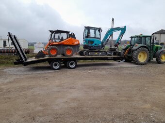 Traktorový návěs,Přepravník strojů,Podvalník,Přívěs,Vlek 16t - 5