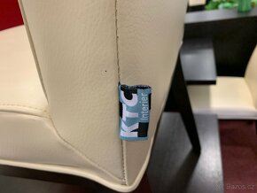 KTC Interier USA  kožená béžová židle - 5