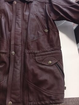 Prodám koženou bundu velikost 56 třikrát nošené - 5