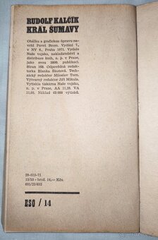 Král Šumavy, kniha, 1960. - 5