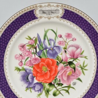 Aynsley, Minton, Wedgwood anglické porcelánové talíře - 5