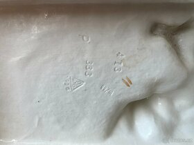 Vzpínající se hřebec Royal Dux 41 cm vysoký - 5