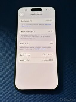 iPhone 15 Pro 256GB Black Titanium, 1 rok záruka - 5