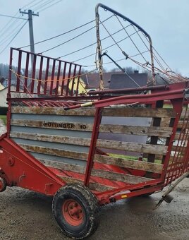 Sběrací vůz za malotraktor Pöttinger LW 10 - 5