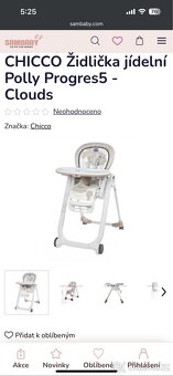 Jidelni detska zidle Chicco polly progres 5 - 5