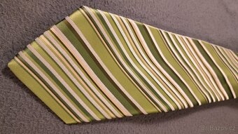 Kravaty - zelená, hnedá, žltá - 5