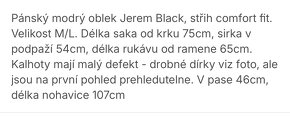 Panský oblek Jerem Black - 5