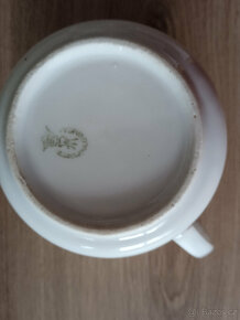Starý retro porcelánový hrnek - 5