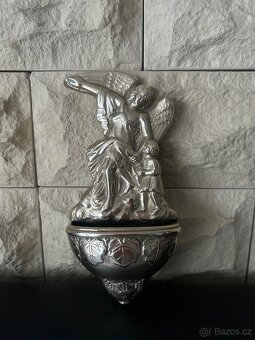 MOSAZNÁ KROPENKA S ANDĚLEM HISTORICKÝ KUS - 5