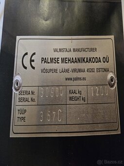Vyvážecí vlek za traktor PALMS 8sx, 3,67 - 2023 - 5