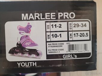 Kolečkové brusle K2 Marlee Pro vel. 29-34 - 5
